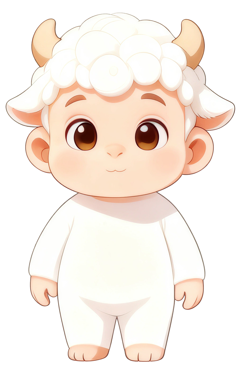 籁小咩 - 呼籁旅行品牌IP吉祥物,一只可爱的小羊形象